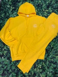 UNISEX SUNSHINE YELLOW LOGO SWEATSUIT